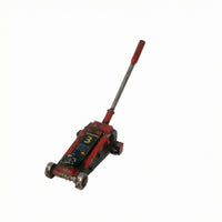 Hand-Painted Hydraulic Lifting Device Miniature Resin Miniature Car Lifting Device Compact-Profile Hobby Item Angled Handle
