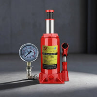 Pressure Display with Metal Connector Threaded Hydraulic Pressure Display Easy to Install Measuring Instrument for Workshop, Garage, Equipment Testing