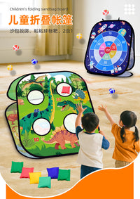 5-in-1 Foldable Bean Bag Toss Game for Kids Outdoor Play