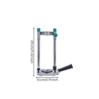 Precision Drill Stand with Guide Columns Straight Drill Press Stand Metal Vertical Drilling Guide Versatile for Workshop