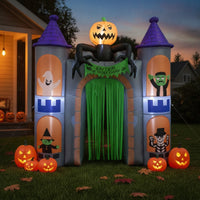 Inflatable Castle Archway Inflatable Arco De Castillo Inflable Halloween Archway Outdoor Arco De Casa Encantada Inflable