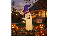 Inflatable Inflatable Ghost Outdoor Inflatable Ghost with Lantern Cute Halloween Decoration Adorable for Homeowners, Families, Yard, Lawn, Porch