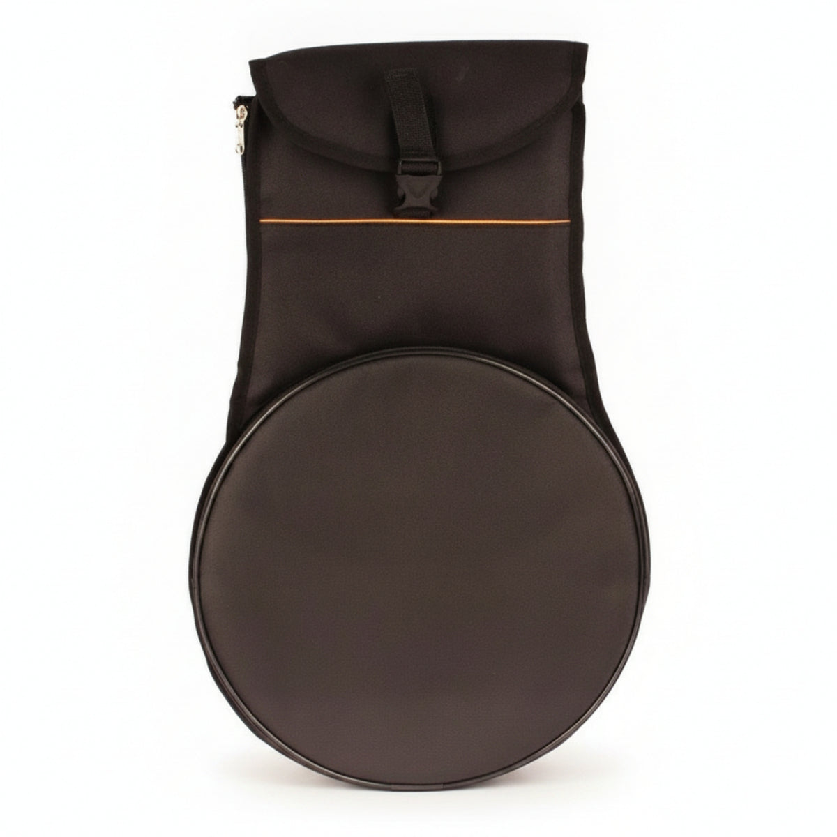Practice Drum Pad Backpack Adjustable Shoulder Straps Music Accessory Drum Practice Bag Black