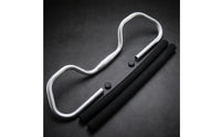 Aluminum Alloy Butterfly Bar with Grips Ergonomic Butterfly Handlebar Wide Trekking Handlebar Matte for Cyclists, Commuting, Road Biking