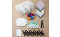 Allcomplete Kit Set Trading Card Cleaning Kit Anti-Static Cloths Sports Card Grading Kit Safeguarding Storage Case