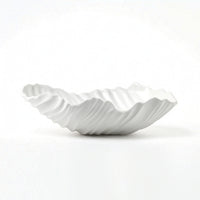 Wavy Fruit Bowl Irregular Carved Decorative Bowl Contemporary Tray for Dining Table