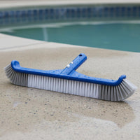Wide Cleaning Path Swimming Pool Scrub Brush Strong Bristles Pool Floor Scrub Brush Long-Lasting Sturdy Construction