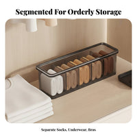3 Pieces Underwear Organizer Set Decluttering Household Storage Stackable