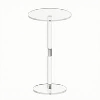 Acrylic Side Table Compact Furniture Long-Lasting for Living Room