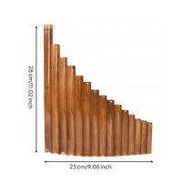 15-piping Panpipes Lightweight with Cleaning Rod Beginner-Friendly Panpipes for Students, Instrumentalists, Lessons