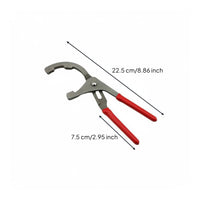 12 Inch Adjustable Oil Filter Pliers Long-Lasting Construction Adjustable Oil Filter Wrench Grip Handle for Car Repair, Garage, Workshop