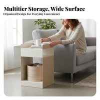 Minimalist Design Bedside Storage Table Multi-Functional Mobile Storage Cube With casters Nightstand Locking Casters for Apartment Dwellers, homeowners, Students, Living Room, Bedroom, Small areas, Office