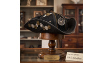 Steampunk Pirate Hat Black Classic for Cosplay, Theater