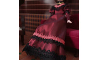 Ceramic Head and Limbs Historical Dollhouse Doll 1:12 Scale Porcelain Doll for Hobbyists, Collectors, Miniature Scene