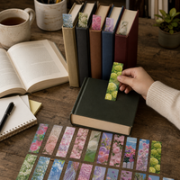24-Pack Floral Bookmark Set for Reading, Student Rewards, and Stationery Gifts
