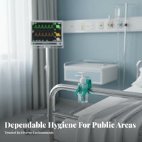 Drillnon-Perforating Installation Hand Sanitizer Wall Bracket Multiple Mounting Options Pump Dispenser Hanger Space Saving Accessory Multipurpose for Facility Managers, Business Owners, Hospital, Public Restrooms, School, Elevator
