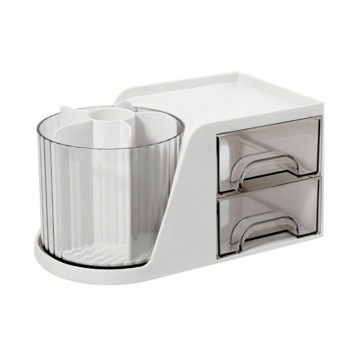 Acrylic Desk Organizer with Drawers Drawer Desk Organizer Easy to Clean