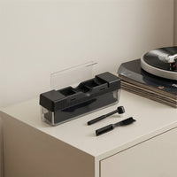 Compact Vinyl Cleaning Kit Portable Vinyl Cleaning Brush Kit Anti-Static Records Non-Scratching for Collectors, DJs, Turntable