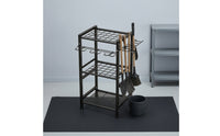 Garden Tool Organizer Heavy-Duty Tool Storage Rack with Hooks Multi-Tier Broom and Holder for Gardeners, Homeowners