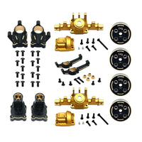 Axle Housing Kit Complete RC Car Parts with Screws Compatible RC Screws Kit for Hobbyists