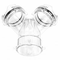 Transparent RV Sewer Wye Leak-Proof RV Sewer Y Connector for Campgrounds