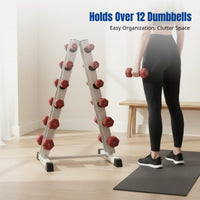 Dumbbell Rack, Home Gym Storage Stand, Multi-Tier Dumbbell Holder, Space-Saving Equipment for Men and Women
