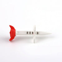 Outdoor Golf Tee with Rotating Height Adjustment Stable Adjustable Golf Tee Lightweight Indoor for Golfers