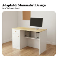 Minimalist Design Small Checkout Counter Strong Load-Bearing Small Reception Desk Long-Lasting Construction Modern Checkout Stand Spacious Desktop for Receptionists, Business Owners, Salon Personnel, Boutique, Lobby, Home Office