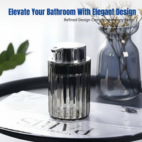 Electroplated PP Dispensing Bottle, Pump, Large Capacity, Bathroom Organizer
