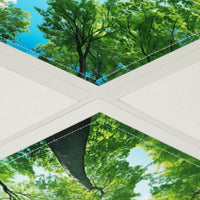 Fluorescent Light Cover Glare Reduction Stick-on Light Filter