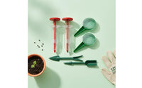 6 Pieces Handheld Dispenser Set Exact Seeding Mini Dispenser Kit Accurate Sowing Mini Gardening Tool Kit for Indoor Gardeners, Potting