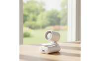Rechargeable Mini Hat Clip Fan Adjustable Attach-on Fan Compact Lightweight for Walkers, Commuters, Hiking