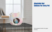 Winter Warm Bird Shelter, Parrot Hanging Enclosure, Thick Coral Fleece, Small Pet Bed