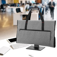 Display Carrying Bag Portable Display Carrying Case Padded with Pockets for Participants