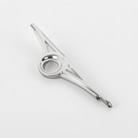 Chrome Rear Trunk Lock Cover Reflective Finish Rear Trunk Lock Cover Circular Opening