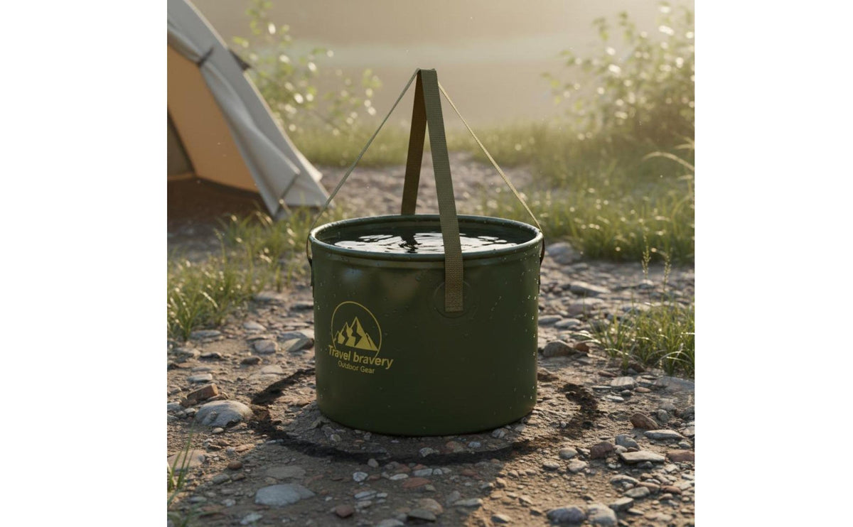 Multi-Use Folding Water Container Large Capacity Collapsible Water Container Space-Saving Portable Wash Tub Waterproof for Outdoor