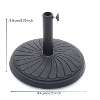 Water-Filled Umbrella Base Stable Patio Umbrella Base Adjustable Knob Outdoor Accessory for Beach