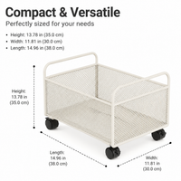 6 Tier Garage Storage Shelving Unit, Mobile Garage Storage rack on Wheels, Easy Assembly for DIY Tools, Sturdy Material