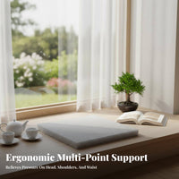 Formaldehyde-without 4D Air Fiber Cushion Pressure-Dispersing Washable Tatami Mat for Students, Pet Owners, Dormitory, Bay Window, Bedroom