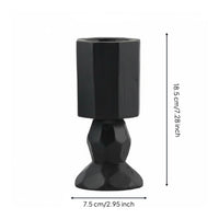 Geometric Candle Holder Luxury Finish Decorative Candle Cup Stable Foundation Decoration for Living Room