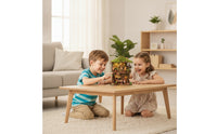 DIY Treehouse Kit Woodland Miniature House with Light String Miniature House with LED Light Creative Bookcase Insert Decorative