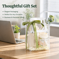 Birthday Gifts for Women Gift Set, 40th Birthday Gifts for Women, Modern Minimalist Ceramic Fan & Water Cup, USB Powered