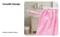 2 Pieces Hanging Diaper Bag Long-Lasting Reusable Diaper Pail Liner Waterproof Trash Can Liner Odor Locking Elastic Top Garbage