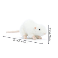 Stuffed Mouse Realistic Mouse Stuffed Plushie Fuzzy Soft Toy Cute for Children, Playroom, Nursery