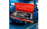 Quick-Release Socket Wrench Set with Metal Case Portable Ratchet and Socket Set Professional Mechanics Tool Kit for Car Owners