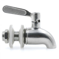 Beverage Dispenser Tap with Lever Handle, 304 Stainless Steel Juice Tap for Beer Keg