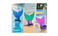 Mermaid Monofin Flexible Mermaid Tail Flipper Monofin with Adjustable Strap Soft Swim Fin with Adjustable Strap Streamlined