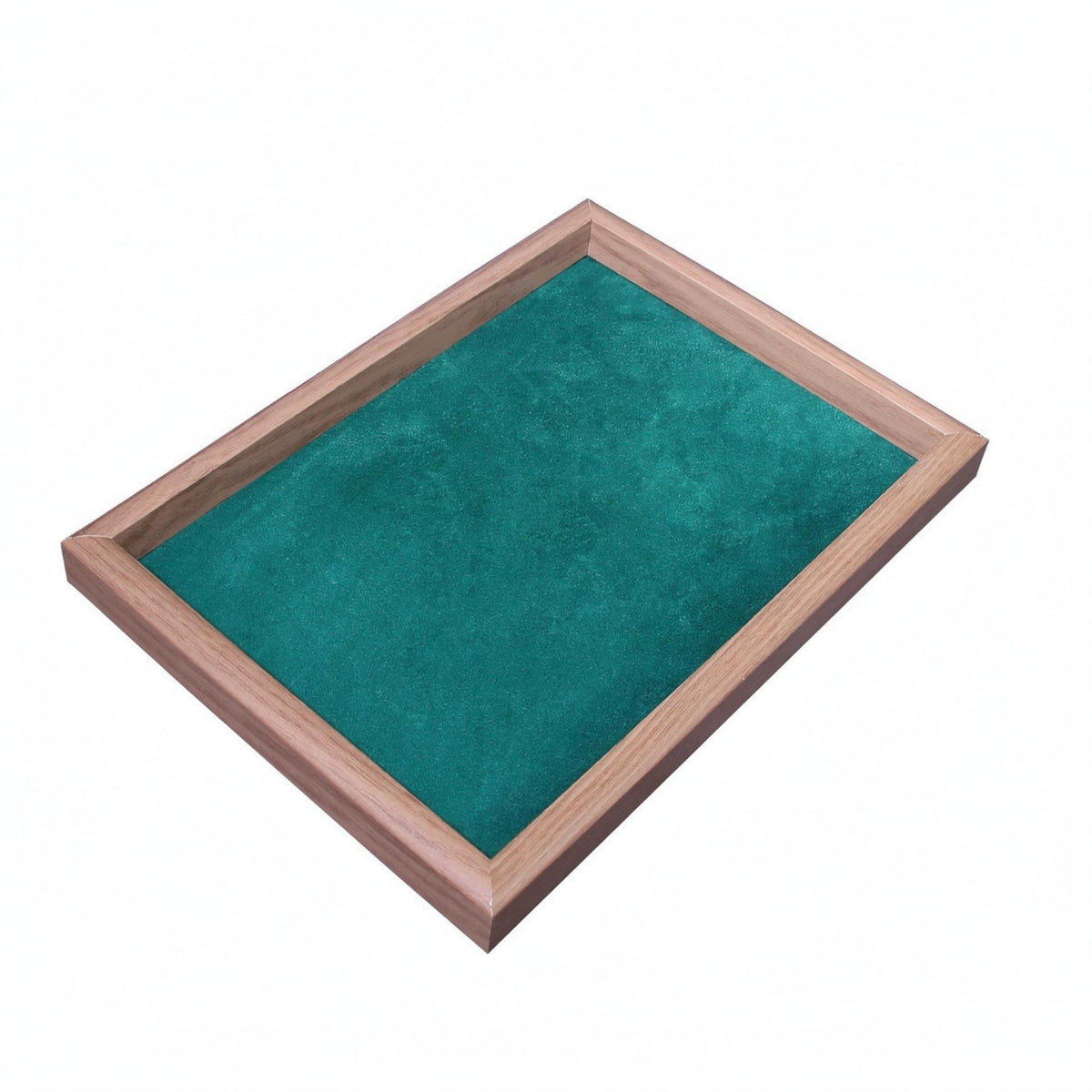 Rectangular Jewelry Display Tray Open Back Cloth-Lined-Lined Jewelry Tray Easy to Organize Home Organizer Velvet Velvet-Lined