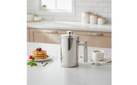 Sediment-Sediment-Removing French Press Rust-Resistant French Press with Mesh Filter Reusable Coffee and Tea Maker Smooth for Camping