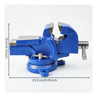 Secure Bench Vise Compact Tabletop Vise Stable Small Parts Holding Tool Universal for Hobbyists, Workshop, Drilling